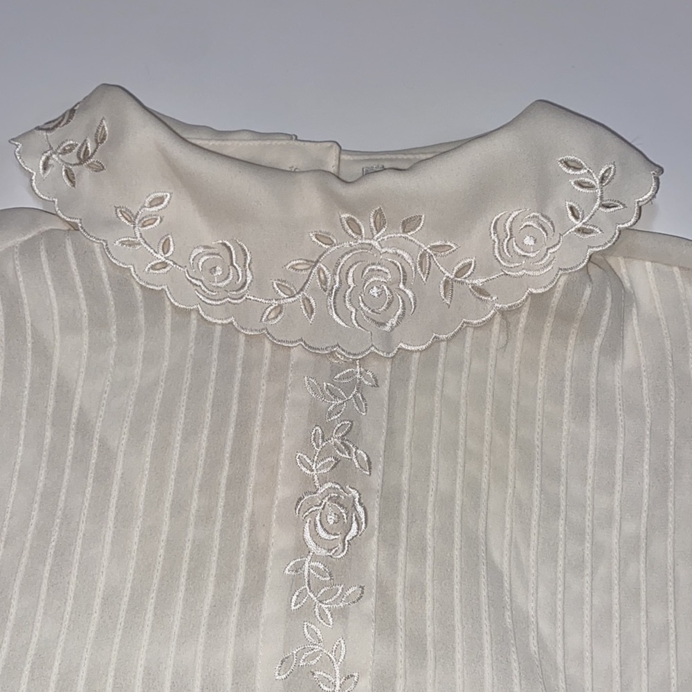 Vintage Victorian Style Karen Scott blouse - Picture 2 of 15